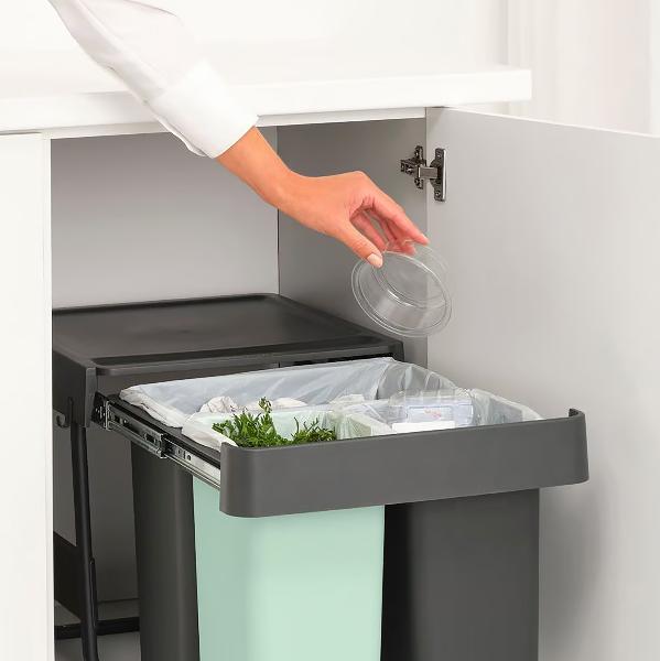 Pedal Cubo Triple Basura Brabantia Pedal Cubo De Basura Brabantia