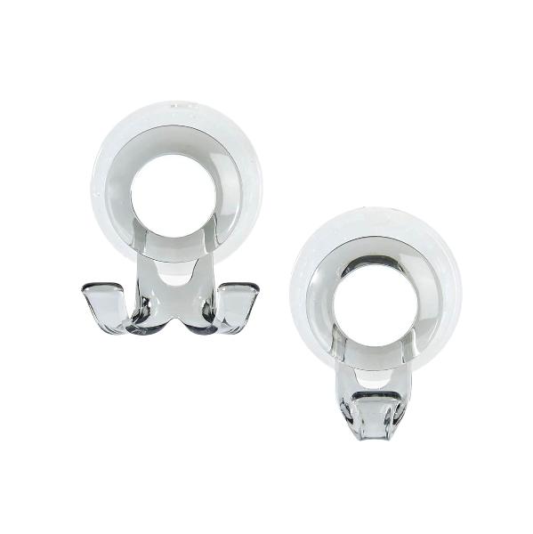 Juego De 2 Colgadores Decorativos Ángel – Acrílico Transparente Plata Formano W25 (26 Cm)