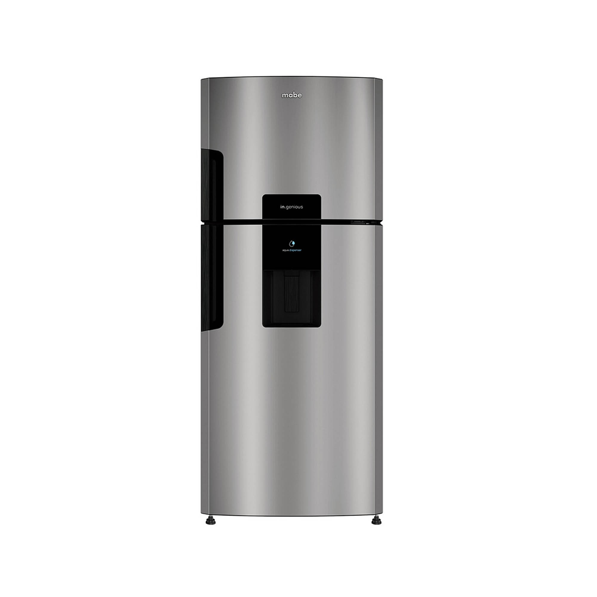 Mabe Refrigeradora Top Mount RMP415YEU Silver 415L con Dispensador