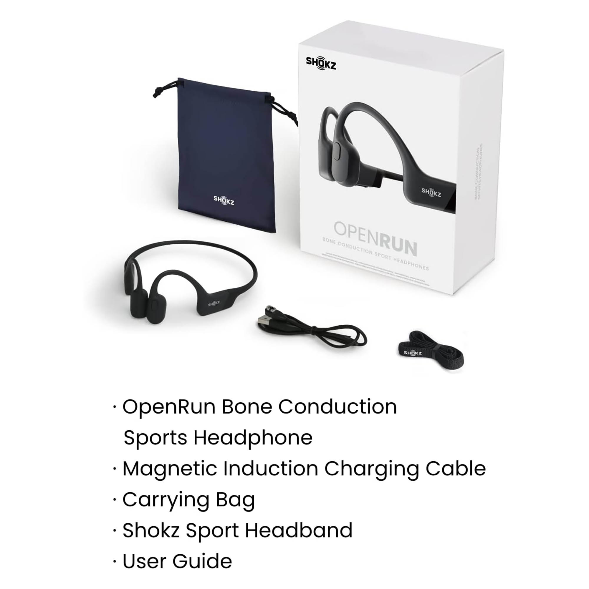 Shokz Audífonos Deportivos Bluetooth Openrun S803 Negro con