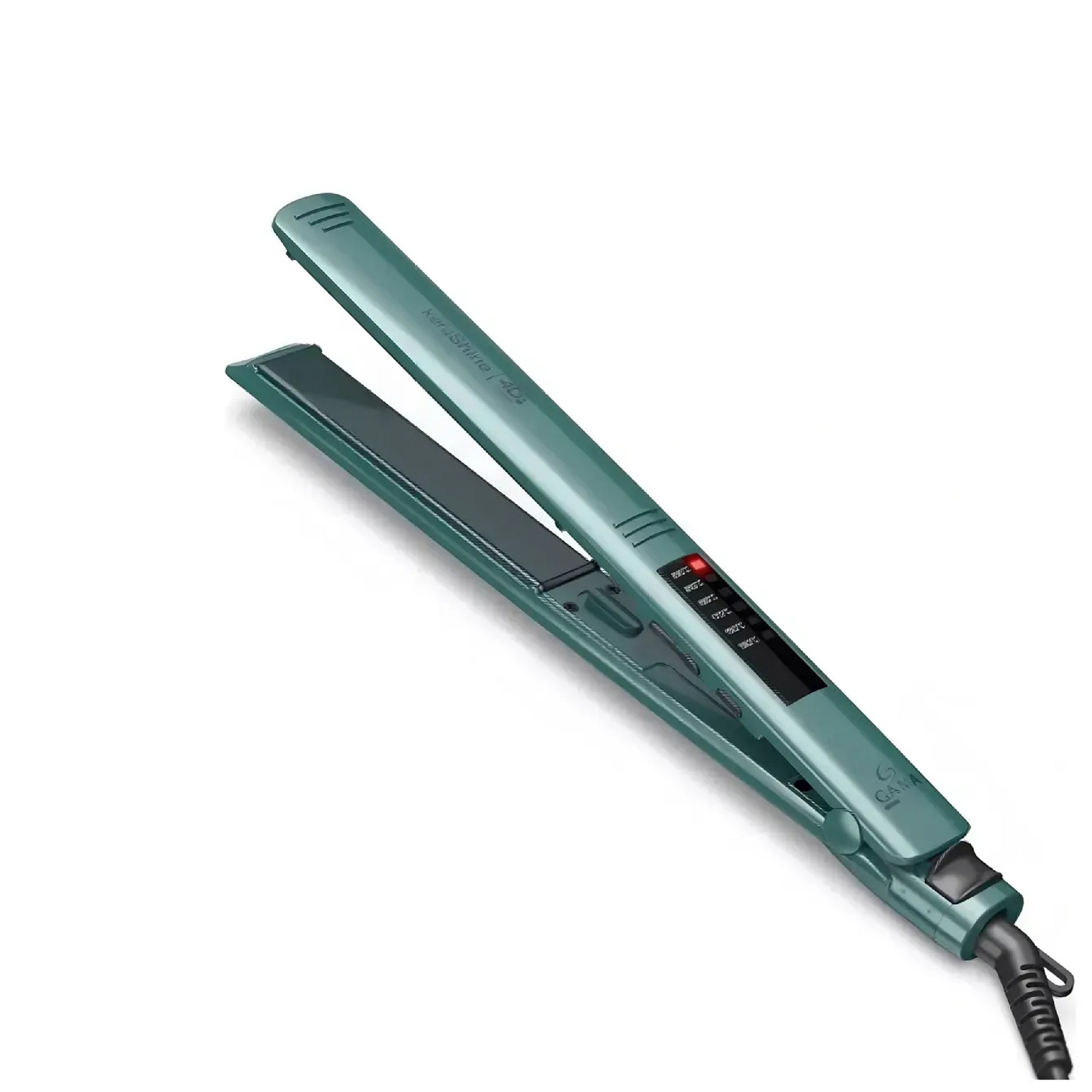 Gama Italy Plancha Alisadora keraShine Verde con Temperaturas