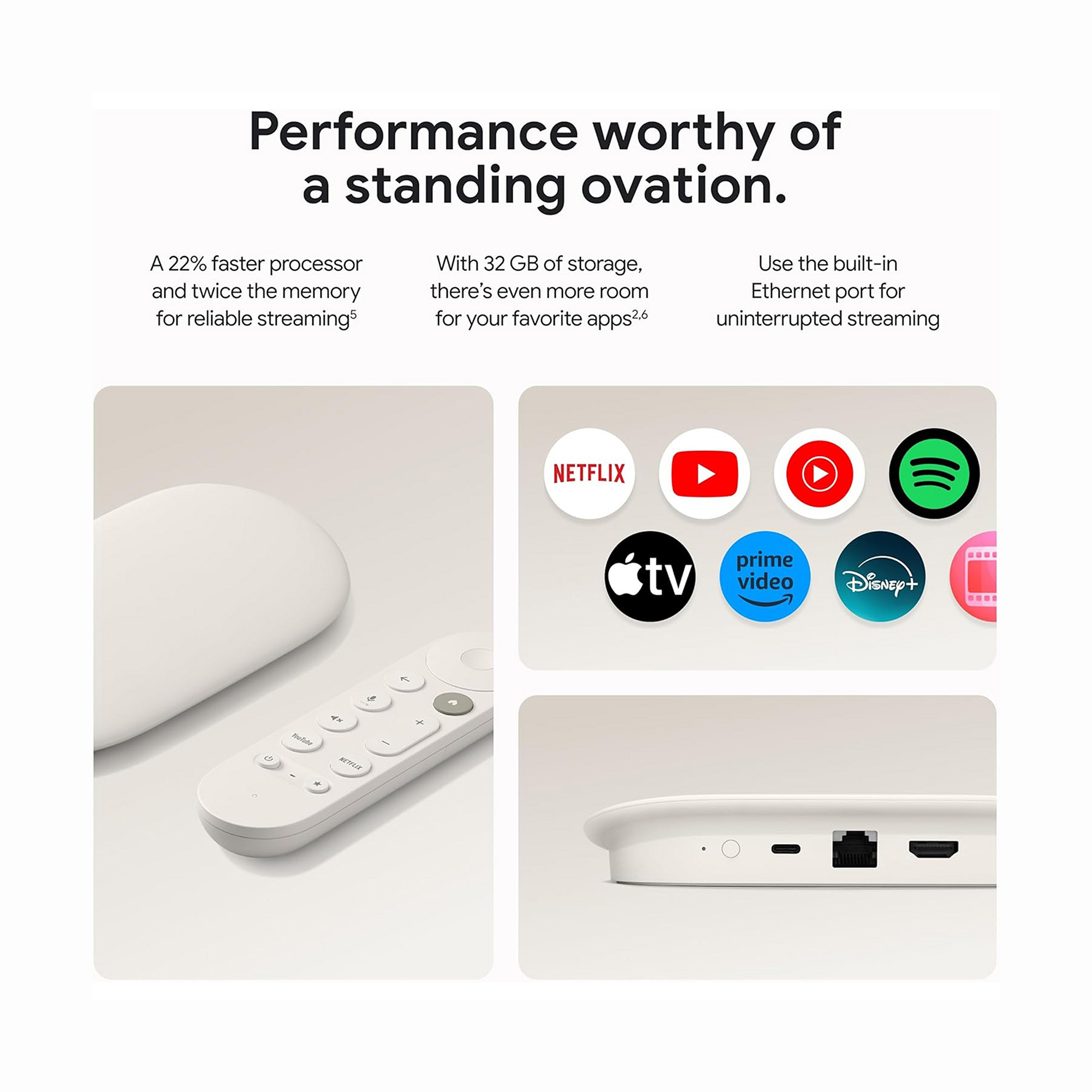Google TV Streamer 4K Porcelana | Smart Home Hub | Ecuador
