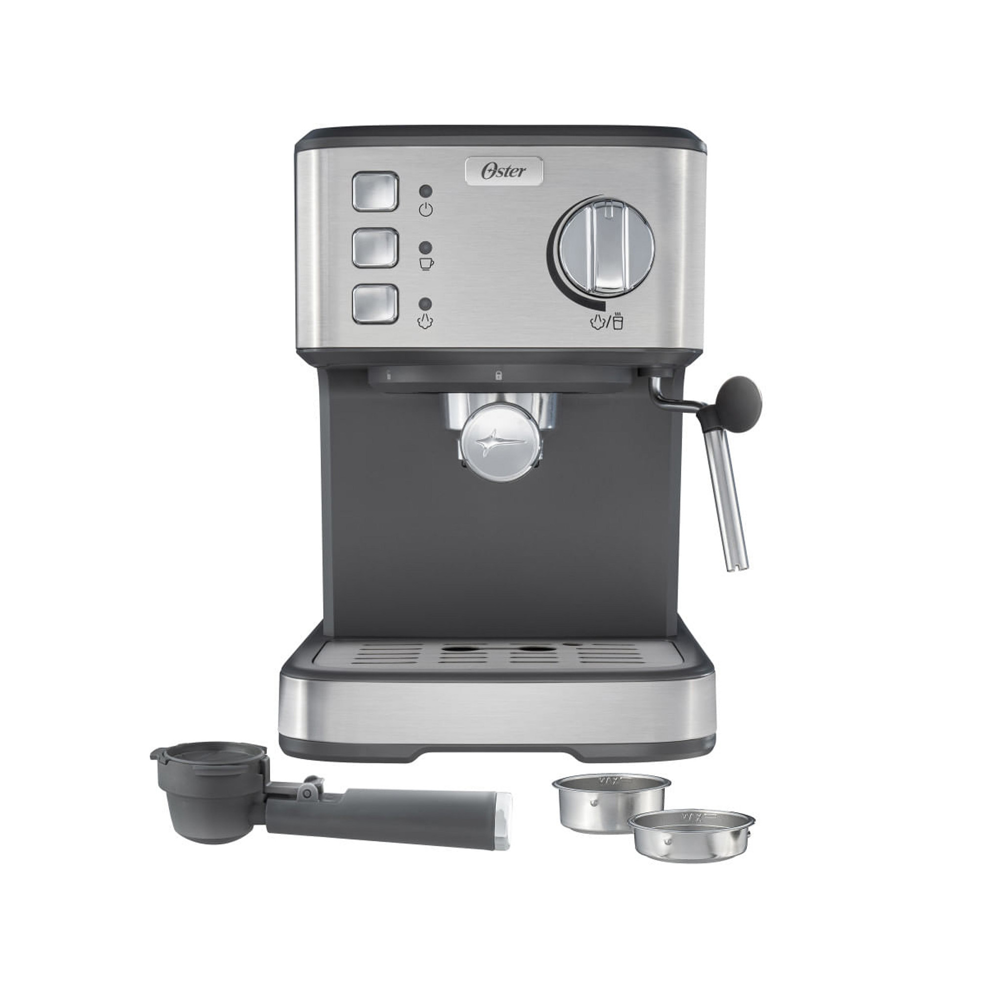 Oster Cafetera Compacta para Espresso BVSTEM5502-013 15 Bar con Espumador