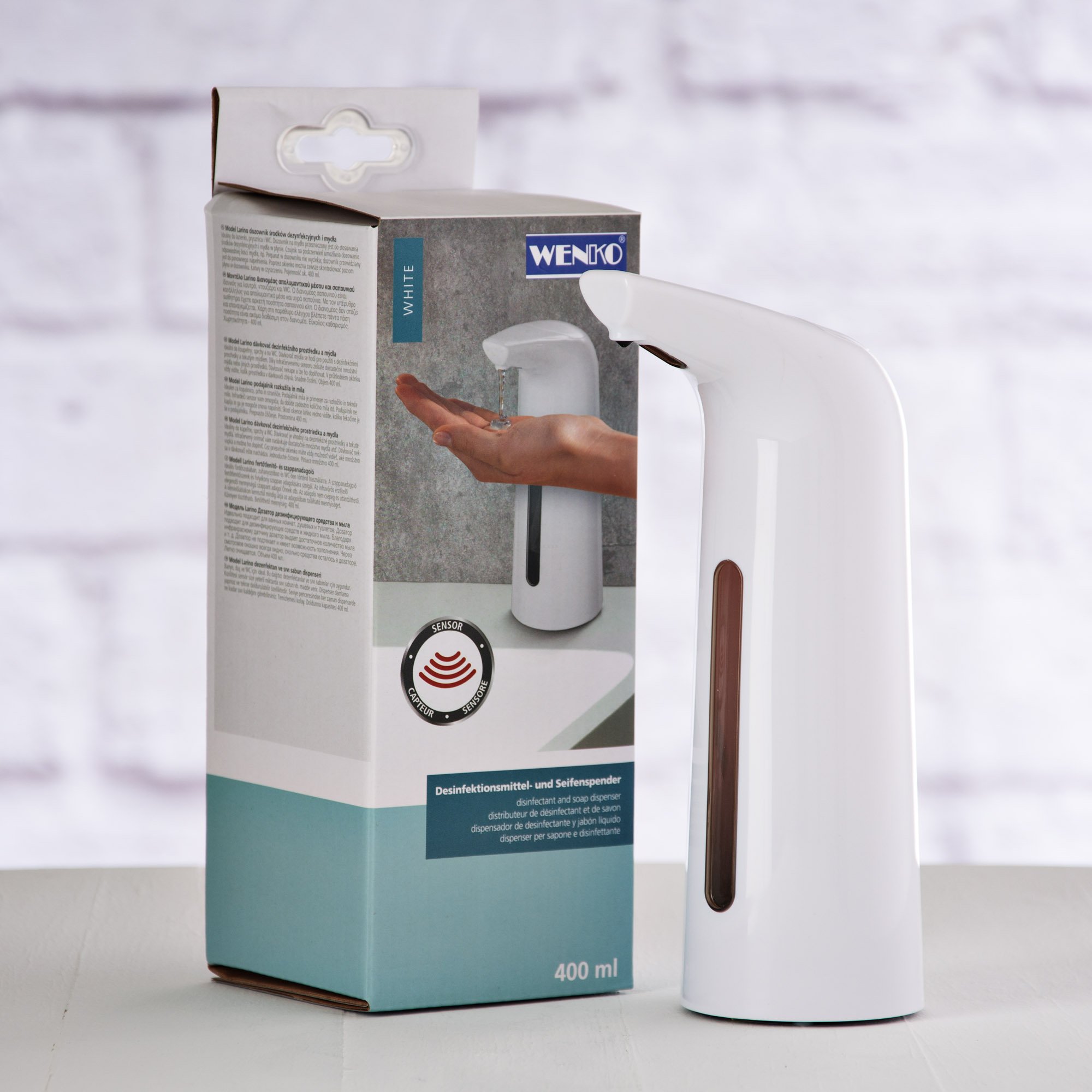 Dispensador De Jabón Con Sensor Eléctrico Silvercrest - Sin Contacto, Blanco, Con Baterías