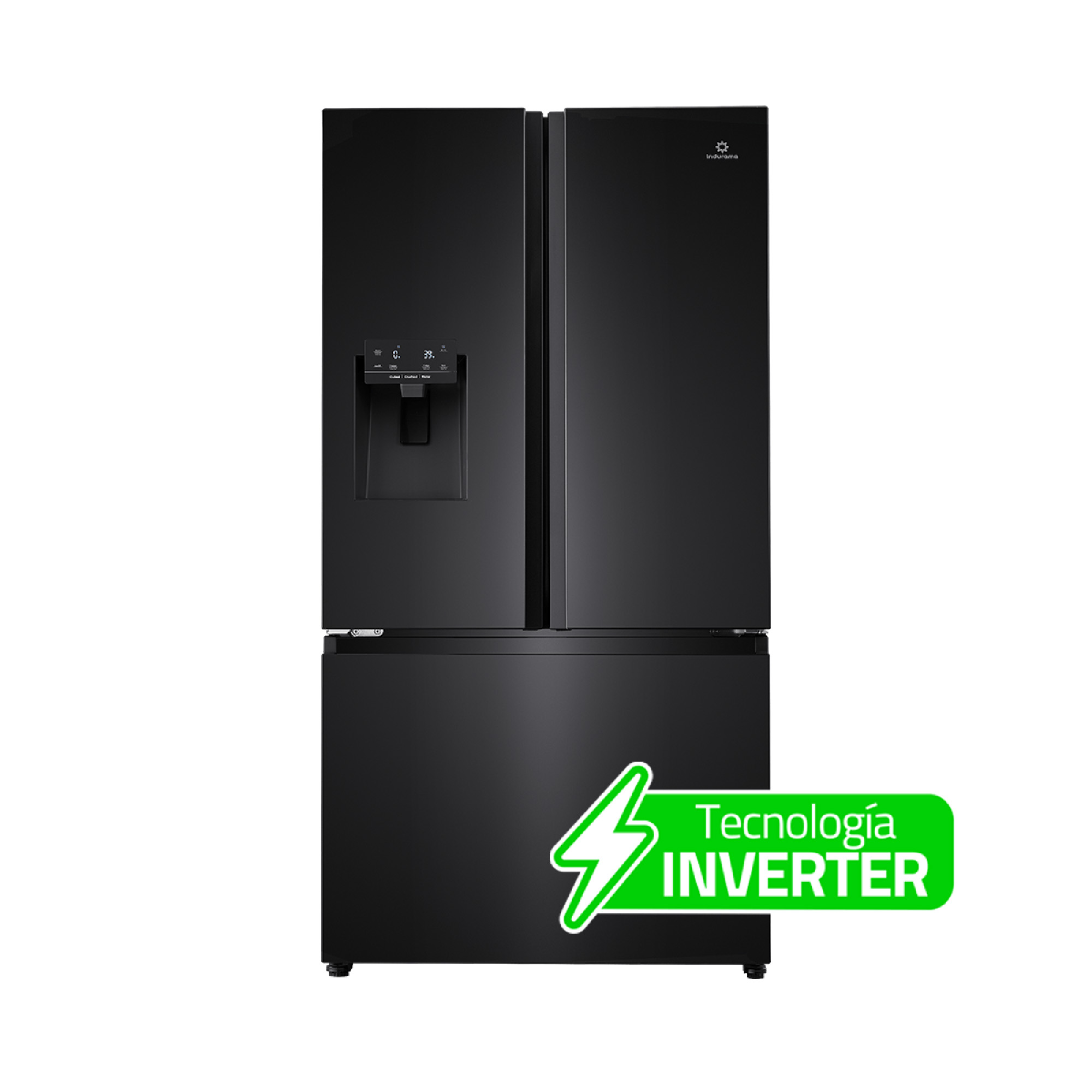 Indurama Refrigerador RI-992NE French Door 674L con Dispensador