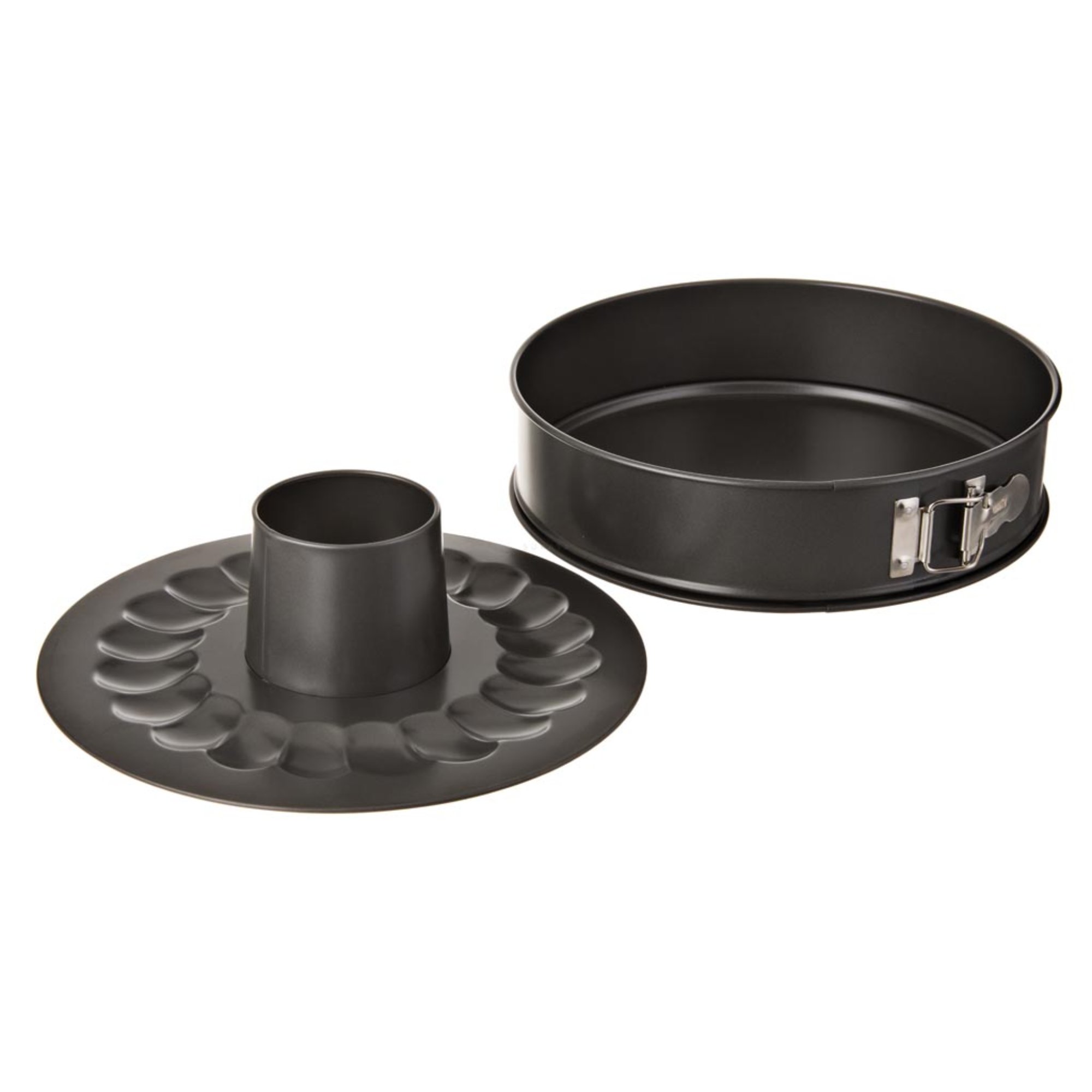 Molde Para Quiche Profesional De Aluminio - Diámetro 26 Cm, Base Suelta, Sin Antiadherente Y Resistente Al Horno Hasta 230°C