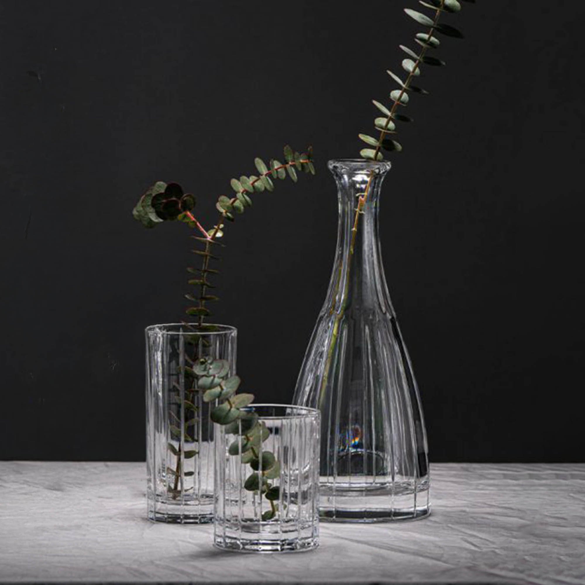 Juego De 6 Vasos Altos De Cristal Ritzendhoff & Breker - 420 Ml, Facetados Y Elegantes